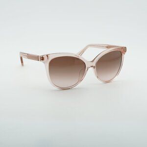 Kate Spade KINSLEY/F/S 02T3 M2 Sunglasses Beige Cat Eye Frame, Brown Lenses